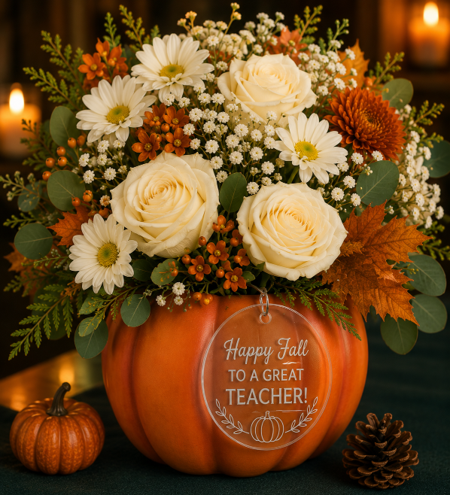 Happy Fall Floral Arrangement